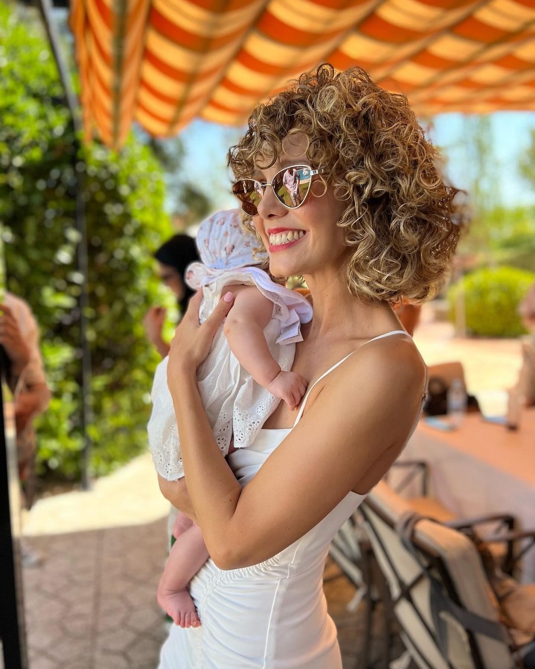 Esther Acebo con su bebé/ Foto: Instagram