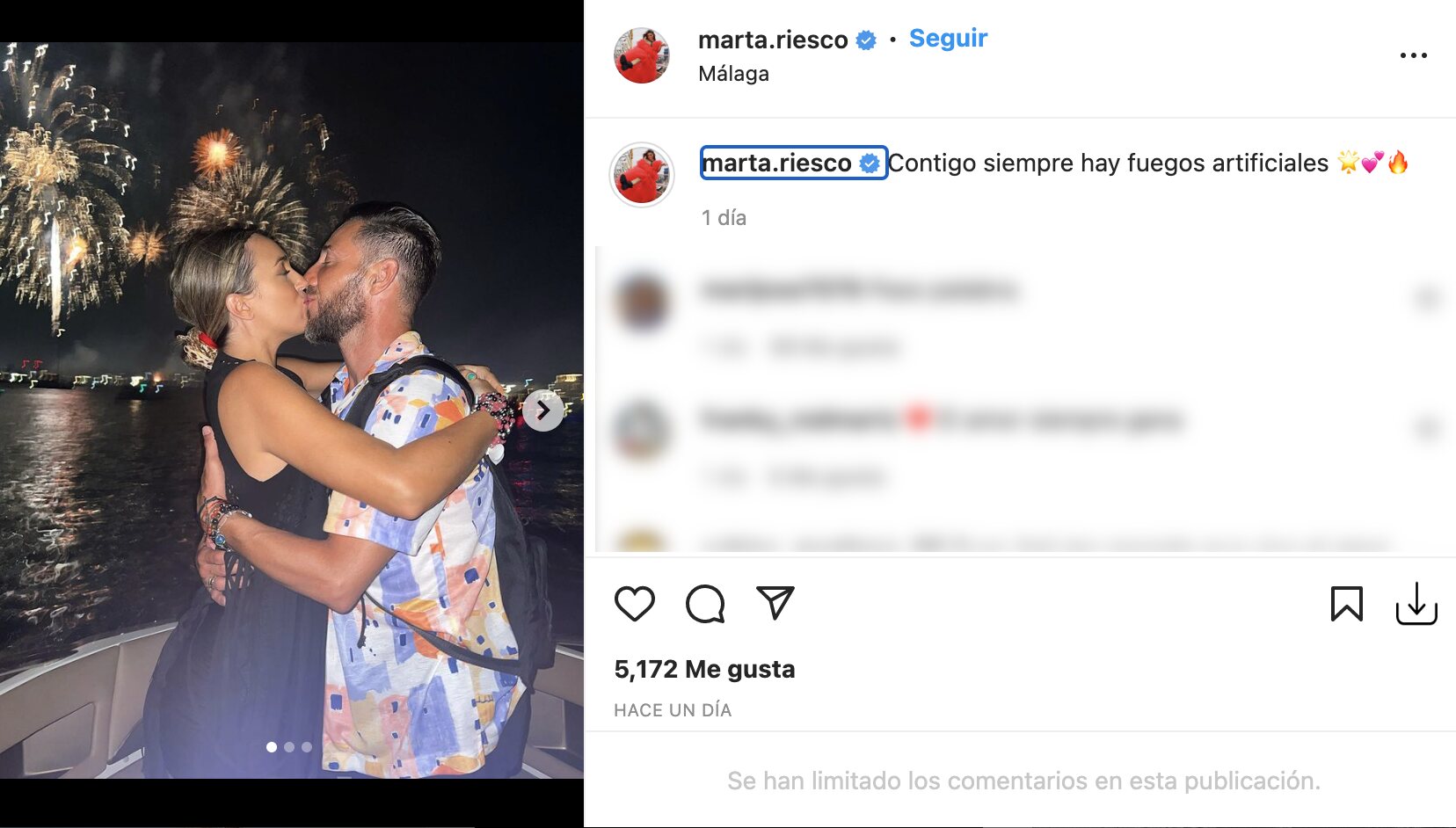 Antonio David Flores disfruta mientras de unas vacaciones con Marta Riesco | Foto: Instagram