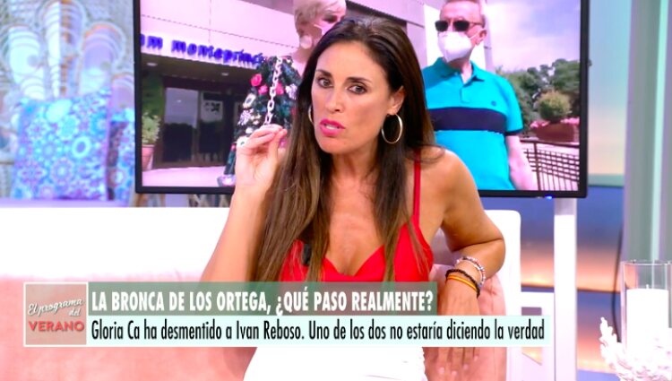 Isabel Rábago contando cómo comenzó la pelea