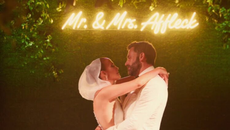 JLo y Ben Affleck en la cena tras la celebración de la boda