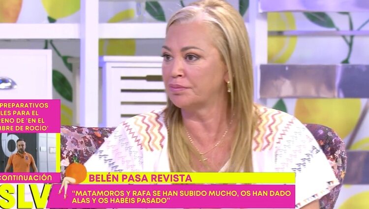 Belén Esteban habla en 'Sálvame' | Foto: telecinco.es