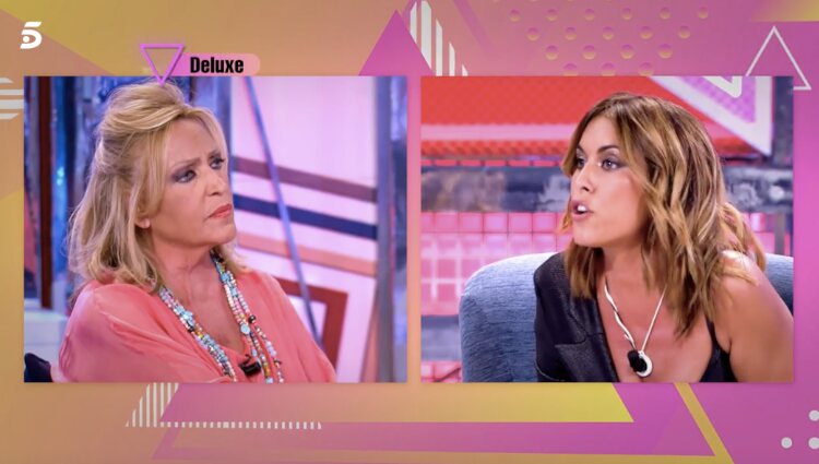 Raquel Lozano en el plato del 'Deluxe' |Foto: Telecinco