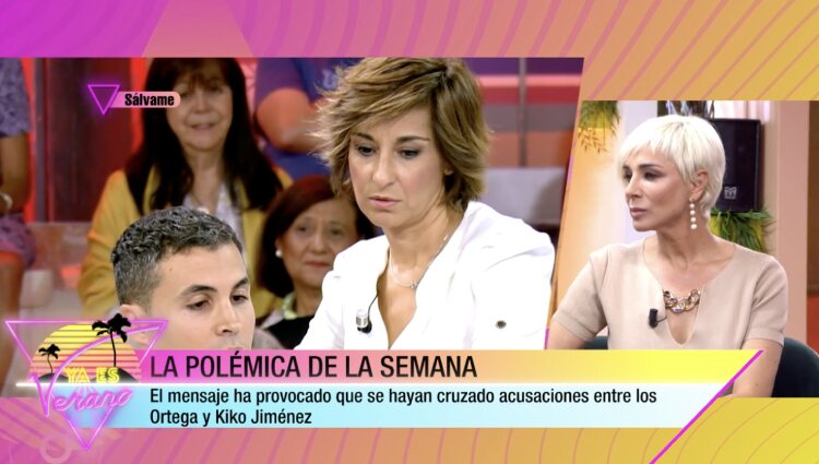 Ana María Aldón reacciona a las imágenes de Kiko