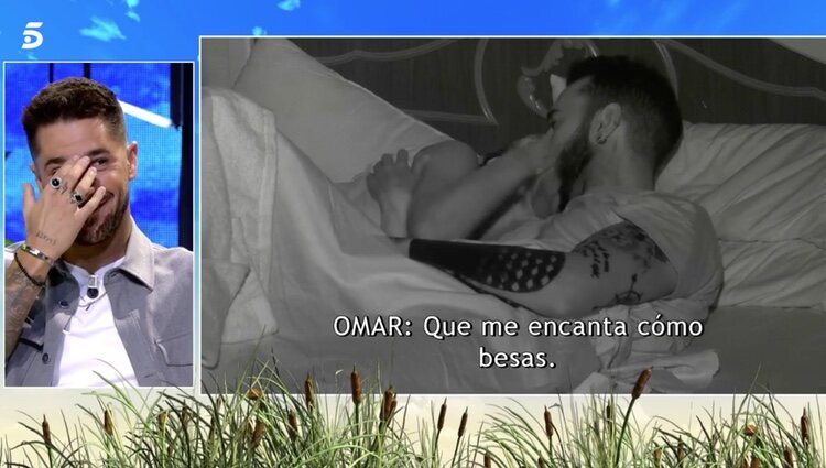 Omar confesando a Marina que le encanatn sus besos |Foto: Telecinco