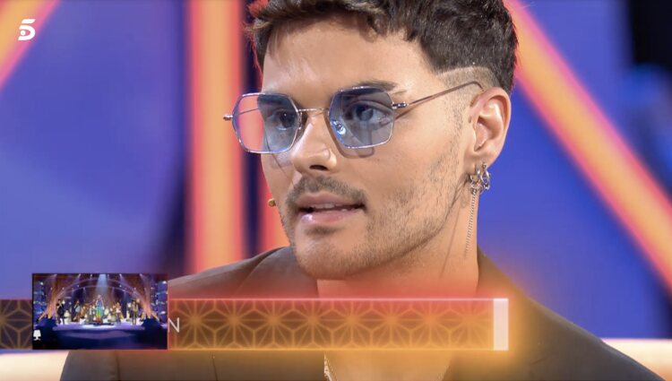 Abraham Mateo en el plató de 'Déjate querer' |foto: Telecinco