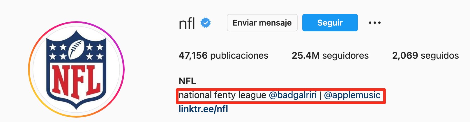 Aunque no hay comunicado oficial, la NFL lo ha confirmdo en sus redes | Foto: Instagram