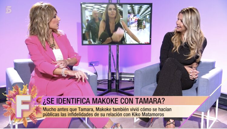 Makoke y Emma García charlando |Foto: Telecinco