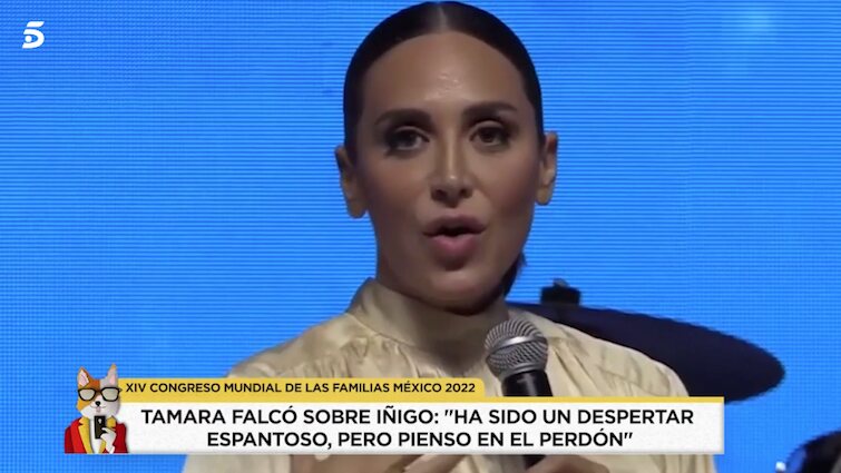 Tamara Falcó en la XIV edición del Congreso Mundial de las Familias/ Foto: telecinco.es