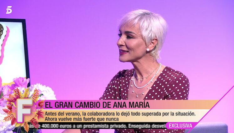 Ana María Aldón en 'Fiesta'/ Foto: telecinco.es