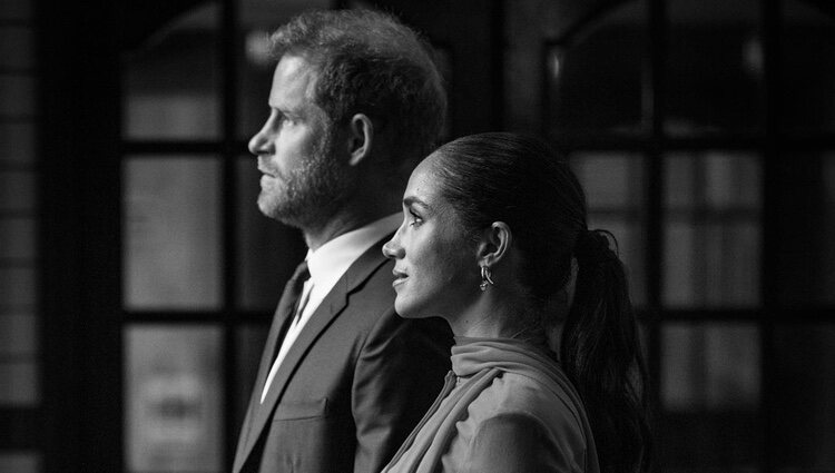 El Príncipe Harry y Meghan Markle antes del One Young World Summit