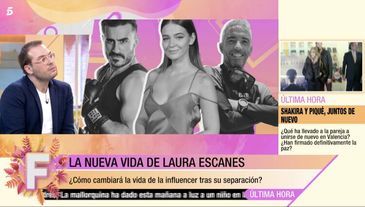 Colaboradores de 'Fiesta' hablando de la nueva ilusion de Laura Escanes| Foto: Telecinco