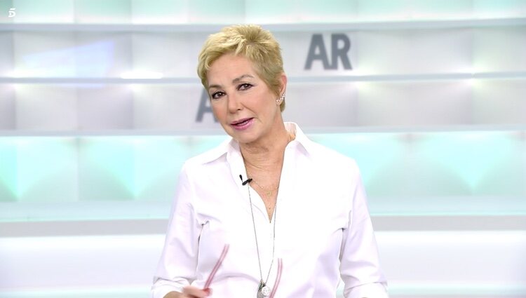 Ana Rosa Quintana en su regreso a televisión |Foto: Telecinco