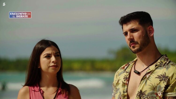 Ana y Cristian recién llegados a 'La isla de las tentaciones' |Foto: Telecinco