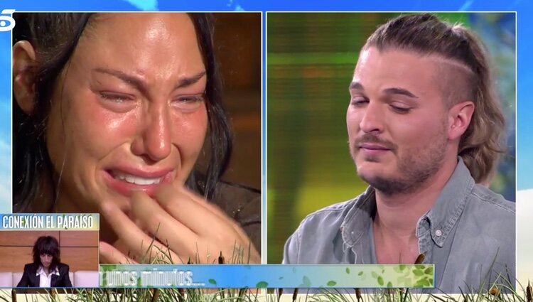 Steisy y Pablo muy emocionados | Foto: telecinco.es