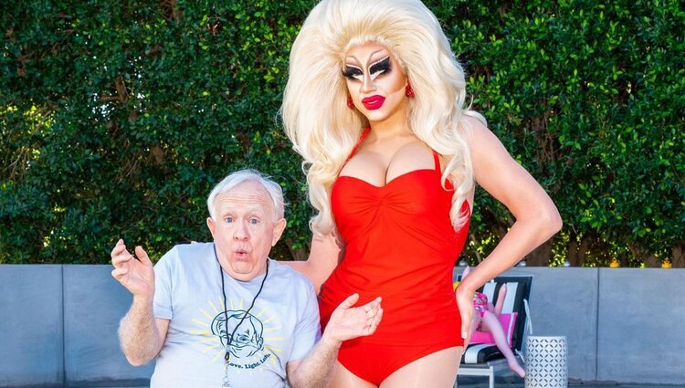 Leslie Jordan junto a su gran amiga, Trixie Mattel |Foto: Instagram