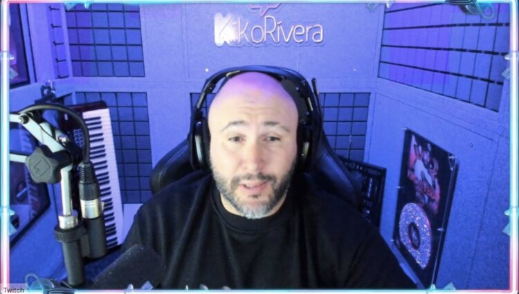 Kiko Rivera durante el directo |Foto: Twitch