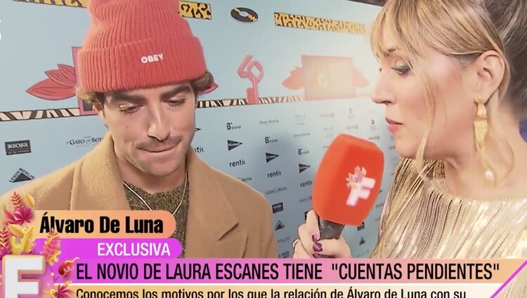 Álvaro de Luna en Los 40 Music Awards 2022 | Foto: telecinco.es