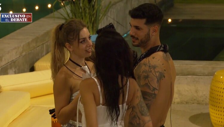 Cristian con Jessica y Mª Ángeles | Foto: telecinco.es