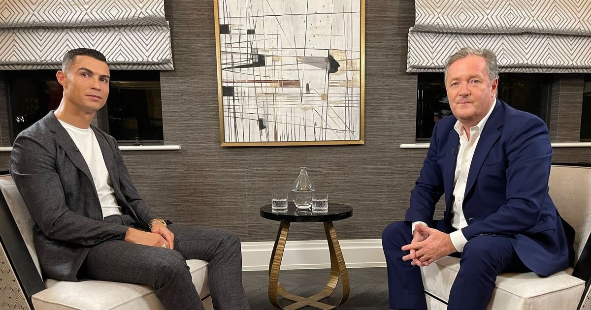 Cristiano Ronaldo con Piers Morgan/ Foto: Instagram