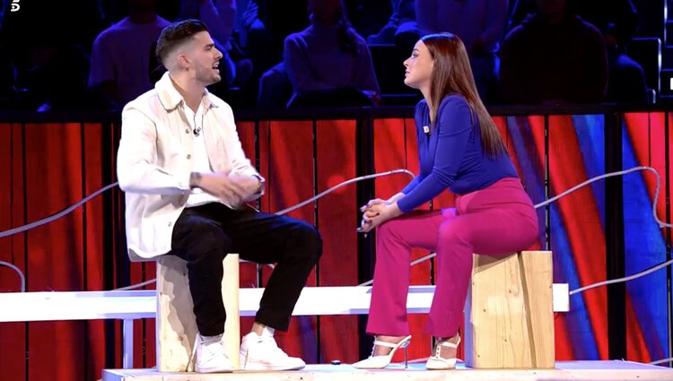 Mario y Marta se enfrentan durante le debate |Foto: Telecinco