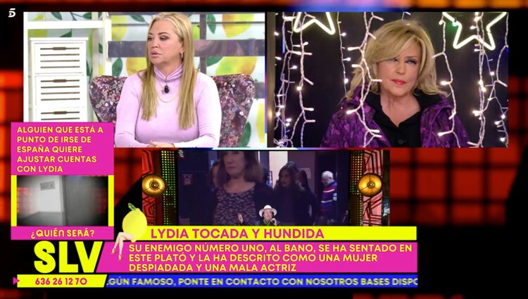 Belén Esteban da la cara por Lydia Lozano y se enfrenta a Laura Fa |Foto: Telecinco