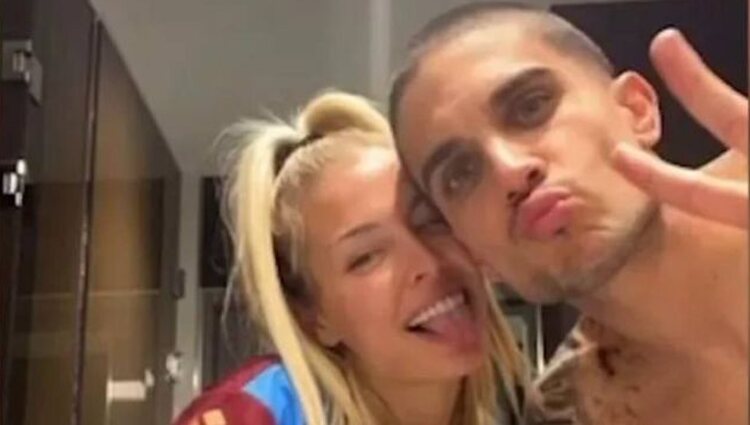 Jessica Goicoechea y Marc Bartra juntos/ Foto: Instagram