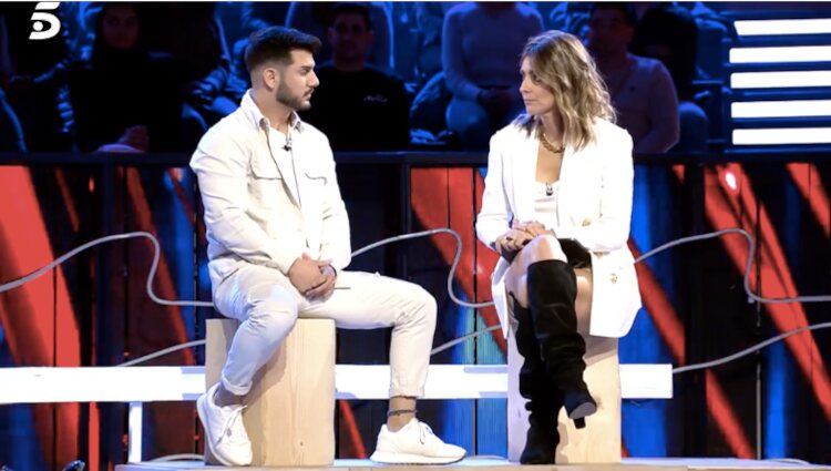 Cristian cuenta lo que pasó con María de los Ángeles |Foto: Telecinco