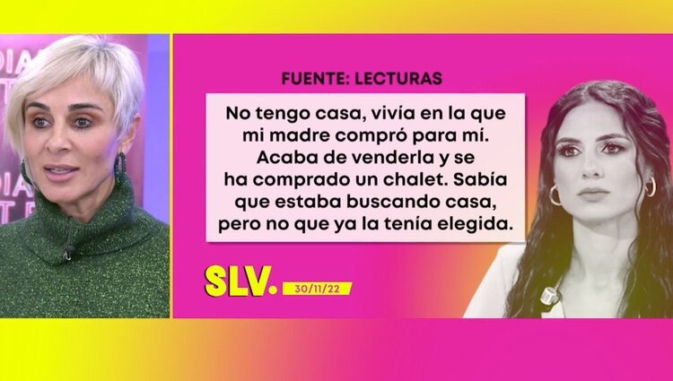 Ana María Aldón reacciona a las declaraciones de su hija |Foto: Telecinco