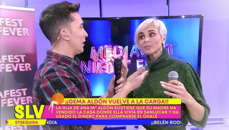 Ana María Aldón responde a las palabras de su hija | Foto: Telecinco