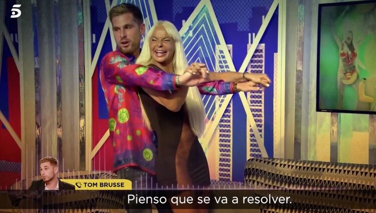 Tom Brusse y Leticia Sabater/ Foto: telecinco