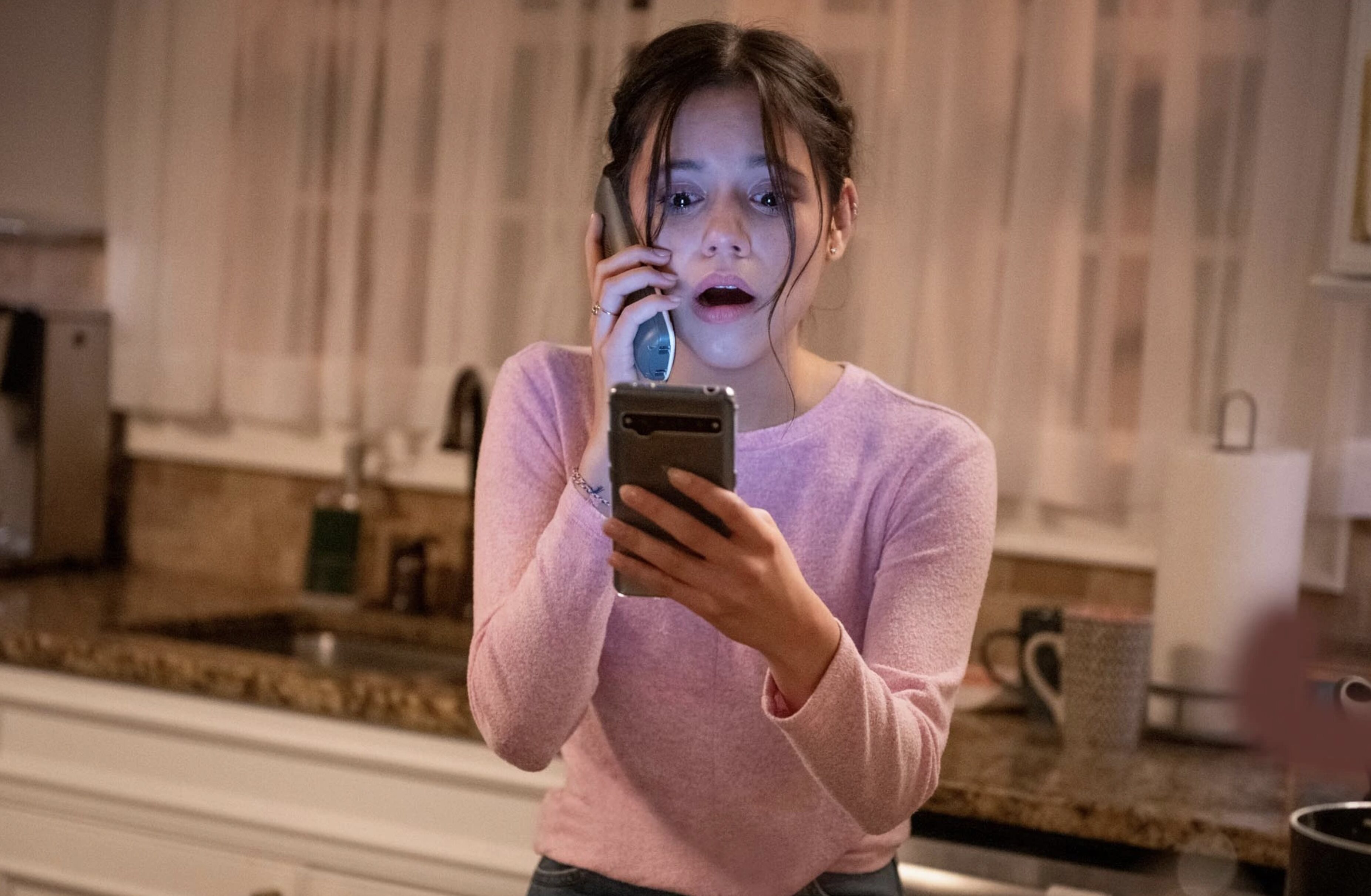 Jenna Ortega en un fotograma de 'Scream'