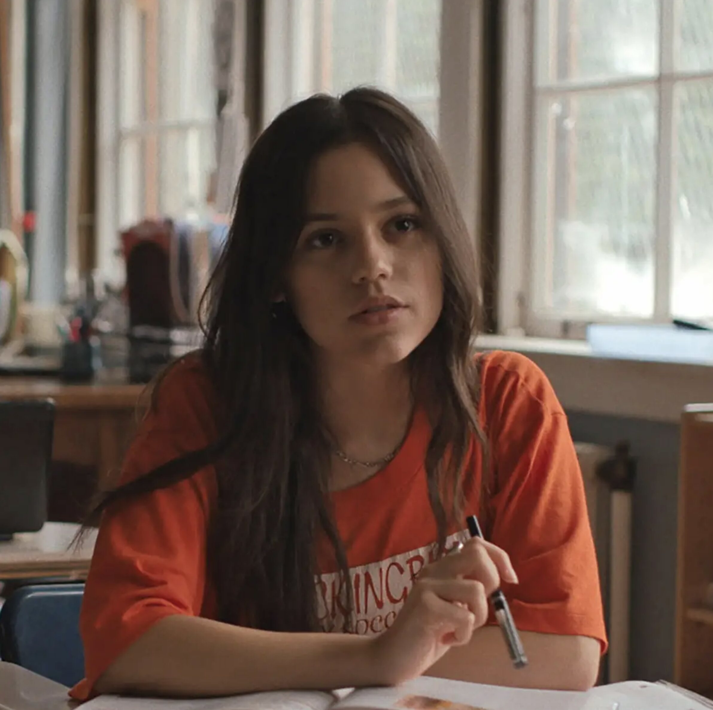 Jenna Ortega en la película 'The fallout'