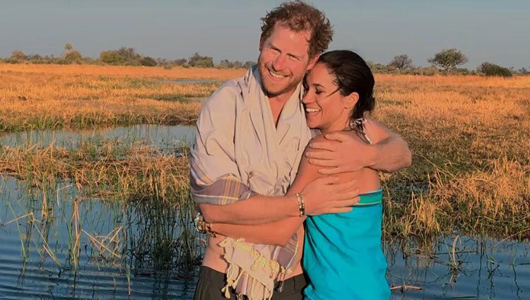 Harry y Meghan al comienzo de su relación