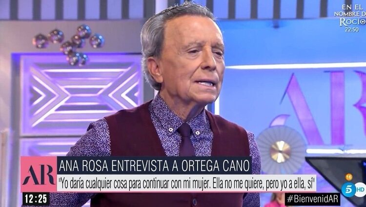 Ortega Cano en 'AR' | Foto: telecinco.es