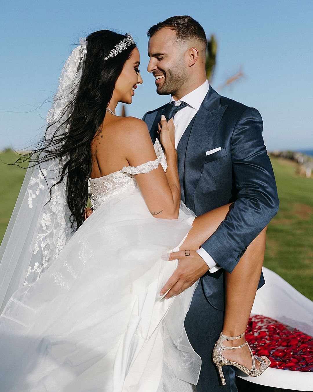 Aurah y Jesé, del ordio al amor y luego al altar | Foto: Instagram