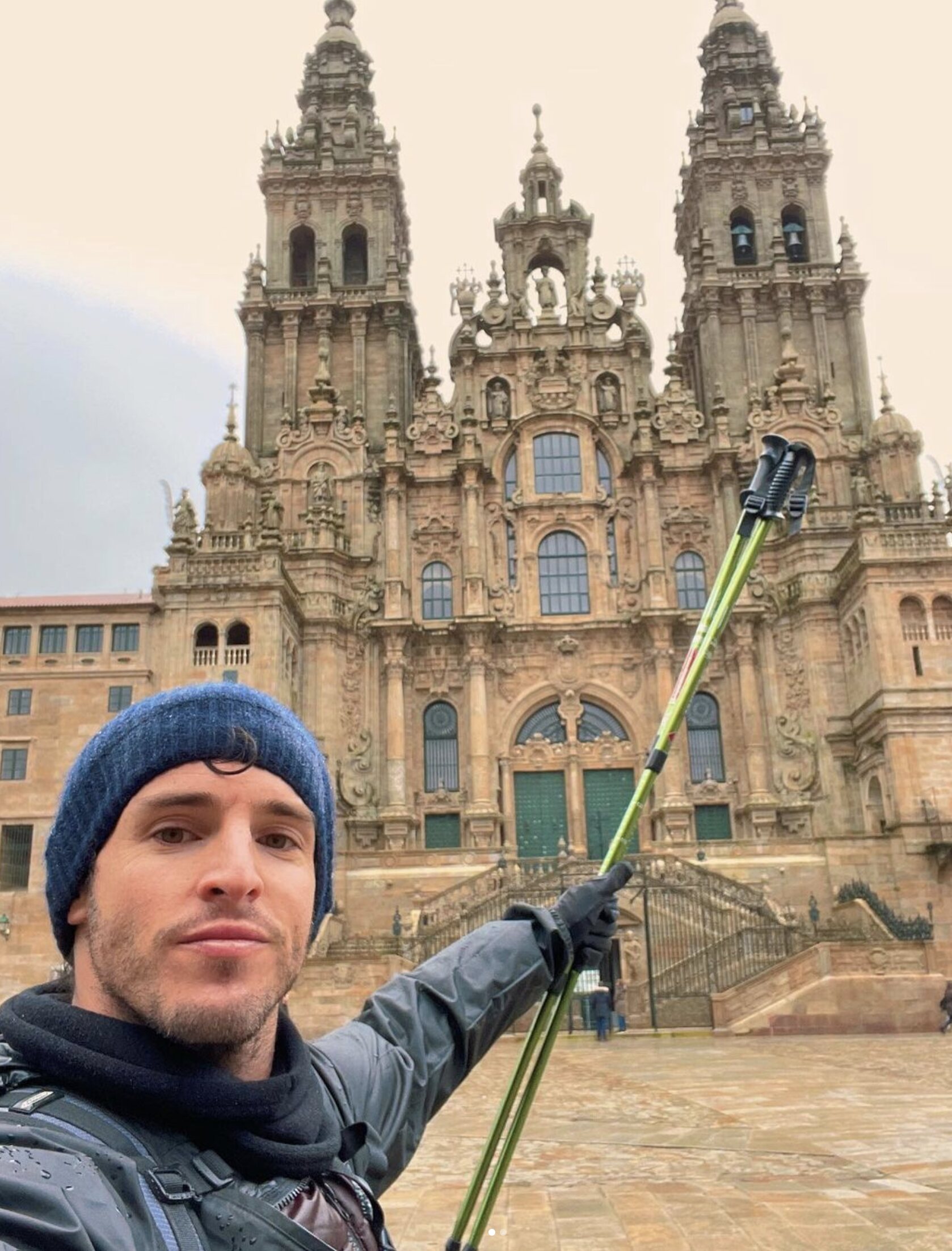 Íñigo Onieva en la catedral de Santiago/ Foto: Instagram