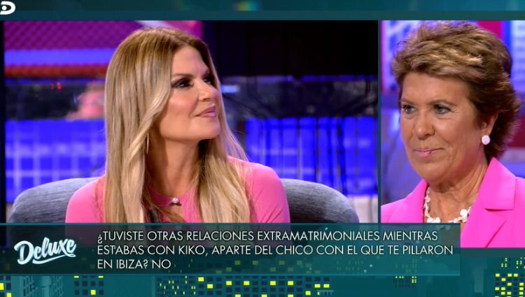 Makoke contestando a la pregunta sobre sus relaciones extramatrimoniales/ Foto: Telecinco