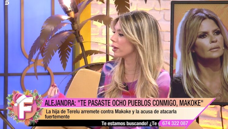 Alejandra Rubio responde a los ataques de Makoke| Foto: Telecinco