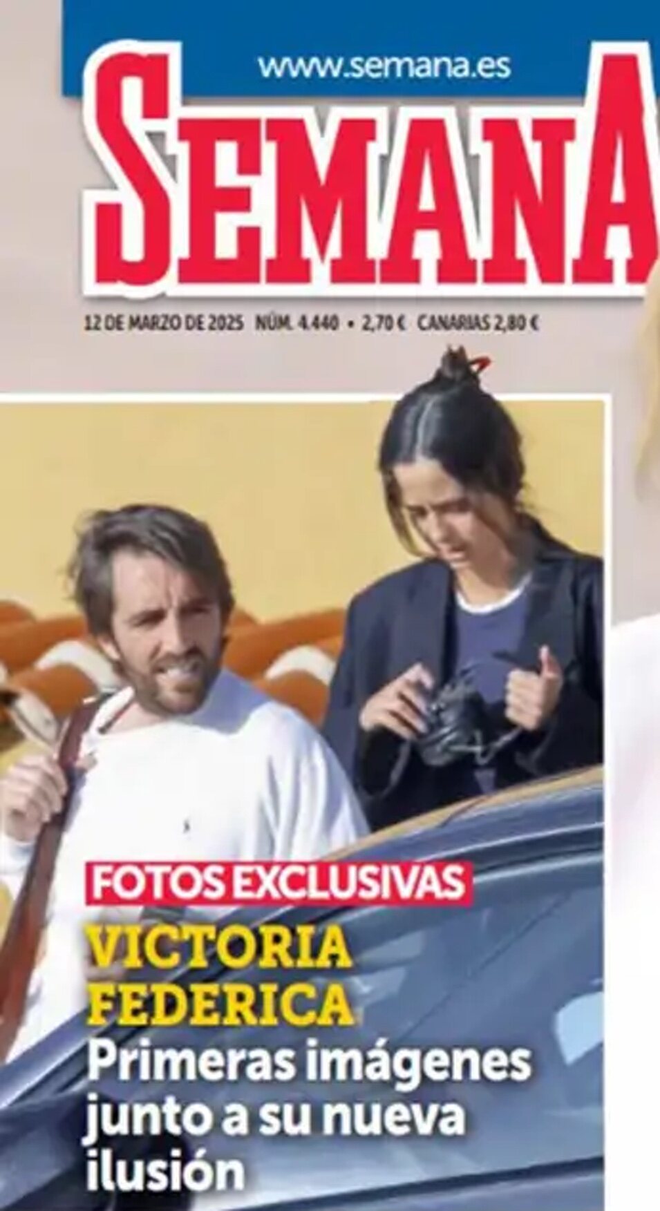 Victoria Federica y Borja Moreno Oriol en Semana