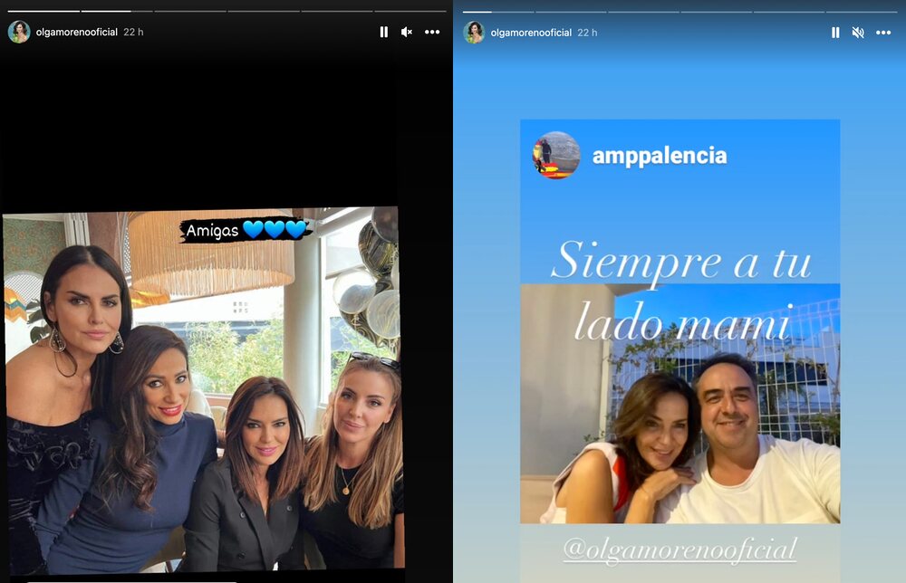 Olga Moreno presume de amistades para responder a 'Sálvame' | Fotos: Instagram