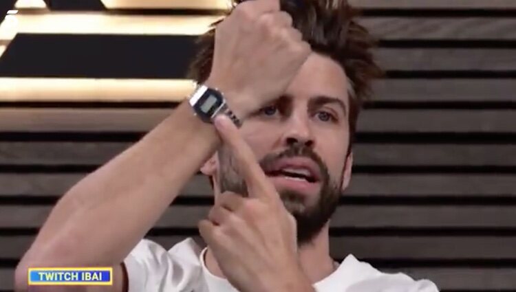 Gerard Piqué con el Casio | Twitch