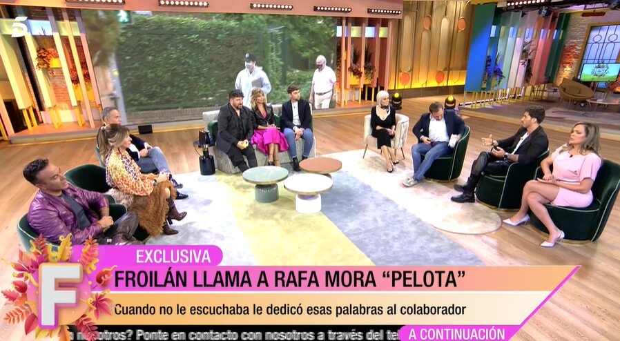 Sergio Garrido cuenta su información de lo que ha pasado en 'Fiesta'/ Foto: Telecinco