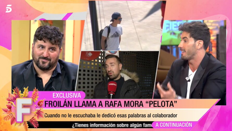 Iván González cuenta su versión de lo que pasó entre Rafa Mora y Froilán/ Foto: Telecinco