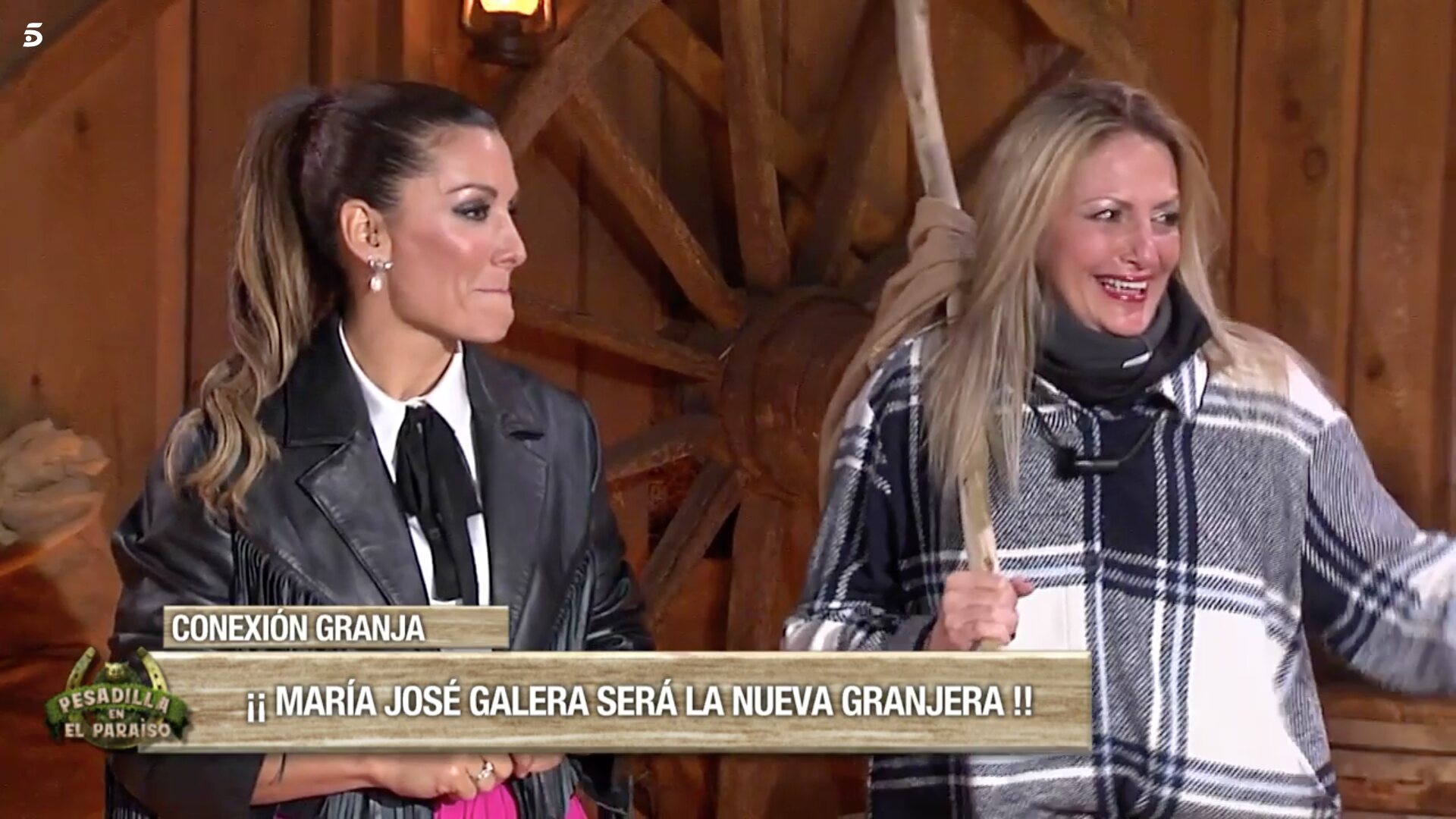 Maria José Galera es recibida en 'Pesadilla en el Paraíso' / Foto: Telecinco.es