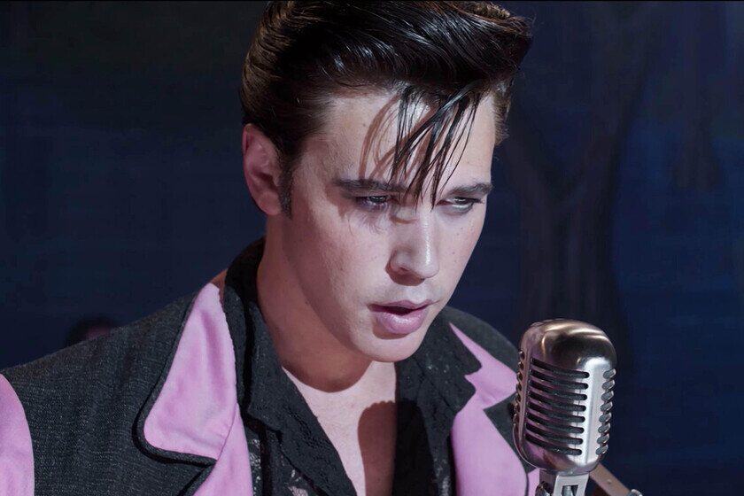 Austin Butler en un fotograma de la película 'Elvis'