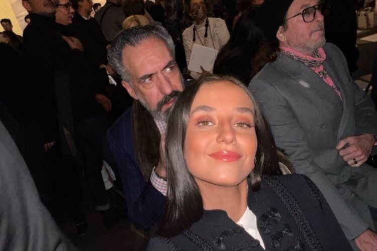 Victoria Federica y Jaime de Marichalar en el desfile de Dior 2023 | Foto: Instagram