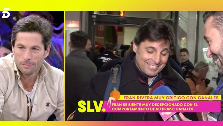 Canales escucha las declaraciones de Fran Rivera | Foto: telecinco.es