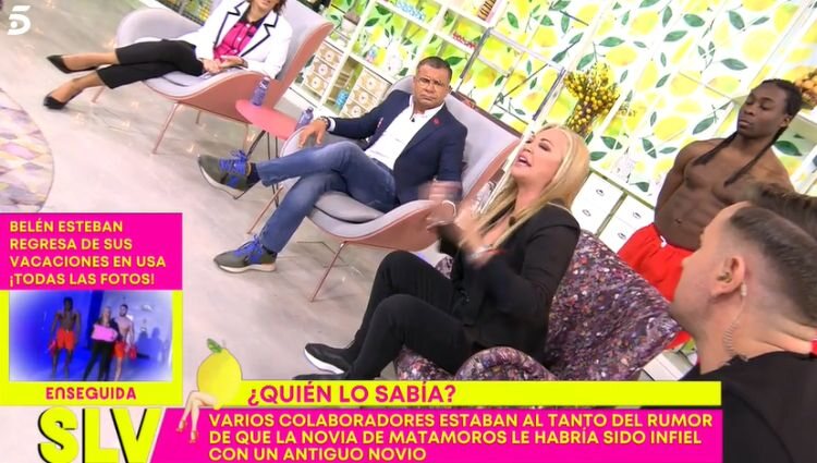 Belén Esteban le recrimina a sus compañeros no tener el valor de decir la verdad/ Foto: Telecinco