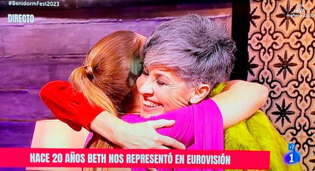 El reencuentro de Beth y Nina/ Foto: La 1