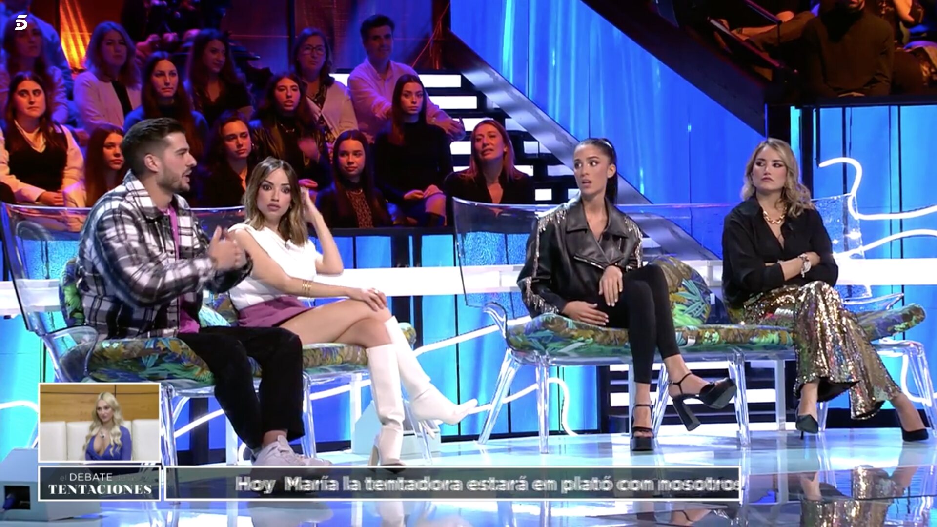 El plató de 'El debate de las tentaciones' / Foto: Telecinco.es